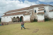 Chinchero, the colonial church erected on Incan walls 